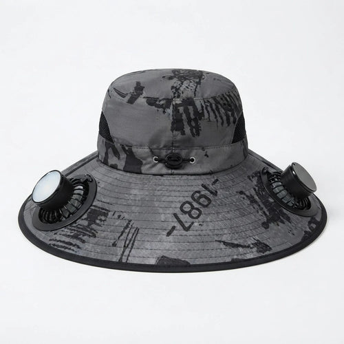 Solar Powered Cooling Bucket Hat