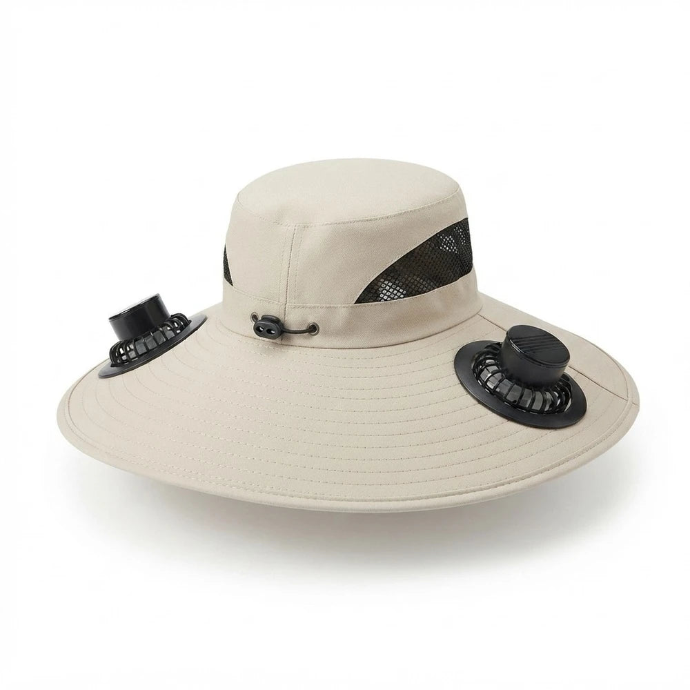 Solar Powered Cooling Bucket Hat