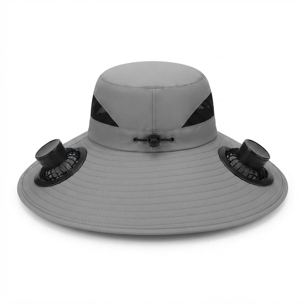 Solar Powered Cooling Bucket Hat